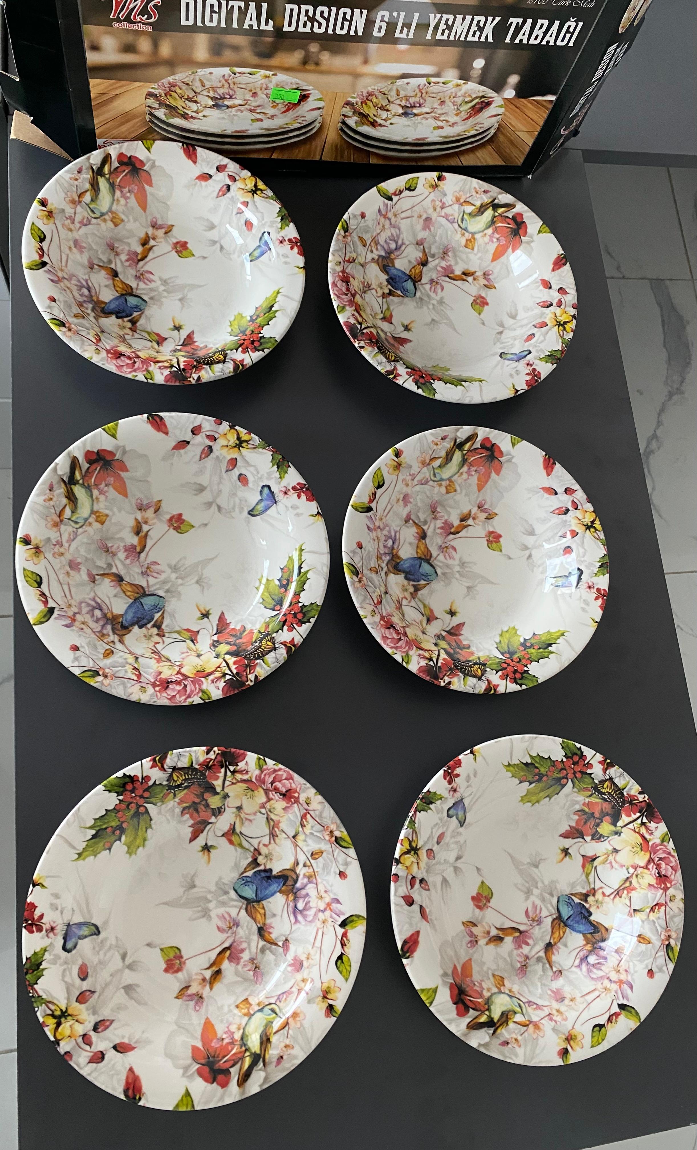 Yns 6lı Yemek Tabağı
