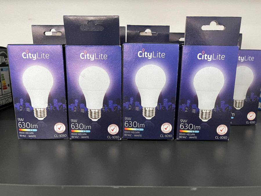 City Lite Led Ampül 9 W Beyaz