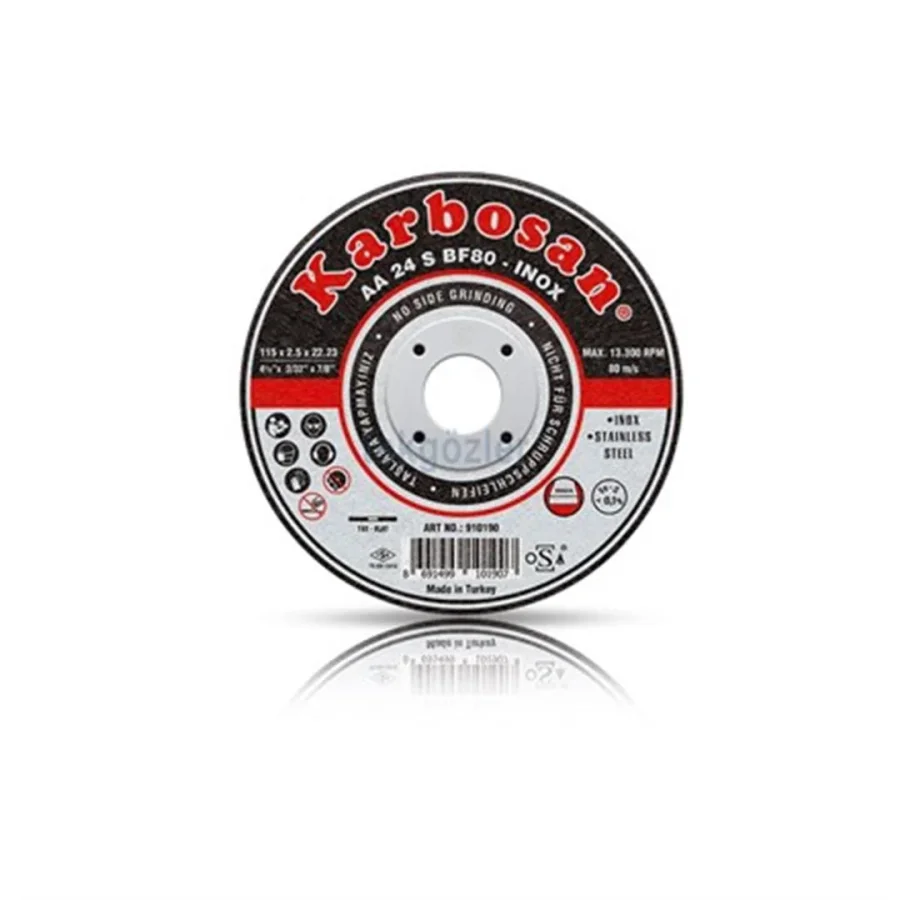 Karbon İnox Kesme Disk 115*1.0*22