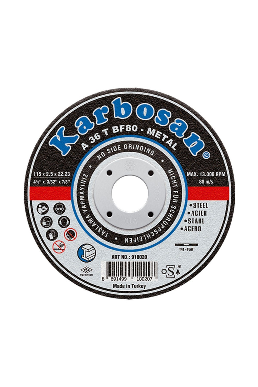 Karbosan Kesme Disk 180*3*22