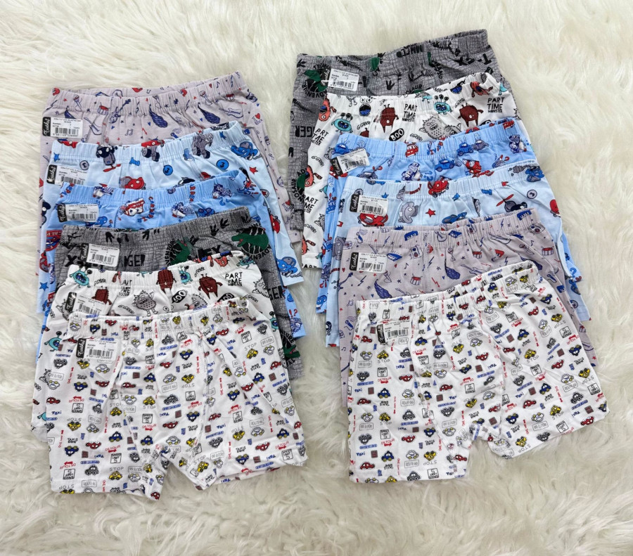 Tutku Çoçuk Elastan Boxer